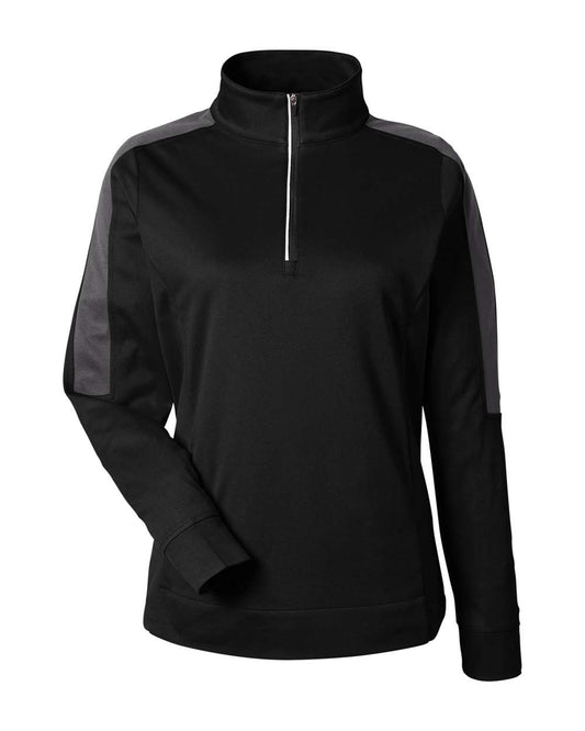 Women's Market Snag Protect Mesh Colorblock Quarter-Zip Pullover - CE404W