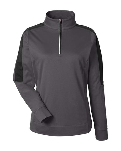 Women's Market Snag Protect Mesh Colorblock Quarter-Zip Pullover - CE404W