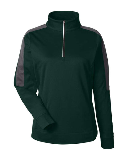Women's Market Snag Protect Mesh Colorblock Quarter-Zip Pullover - CE404W