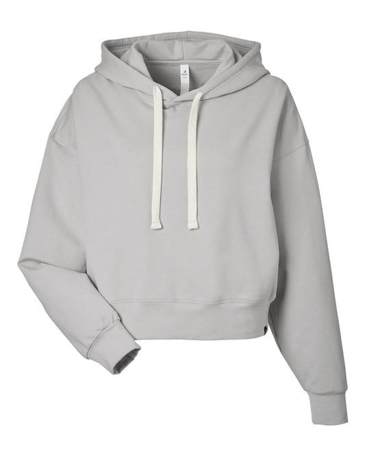 Women's Vintage Oversized Cropped Hooded Sweatshirt - PDP1725