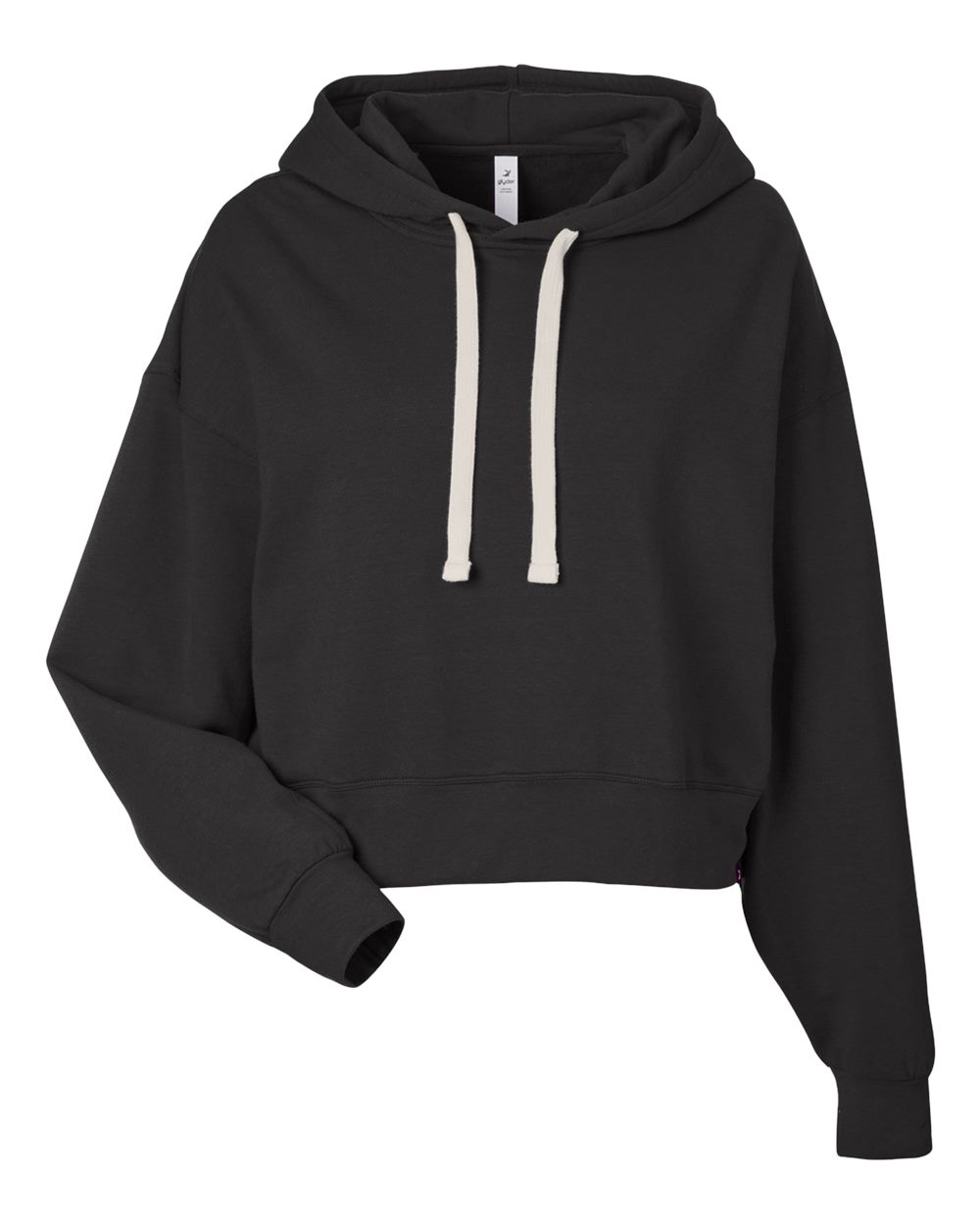 Women's Vintage Oversized Cropped Hooded Sweatshirt - PDP1725