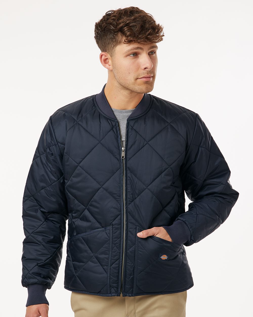 Men's Diamond Quilted Jacket - 6124