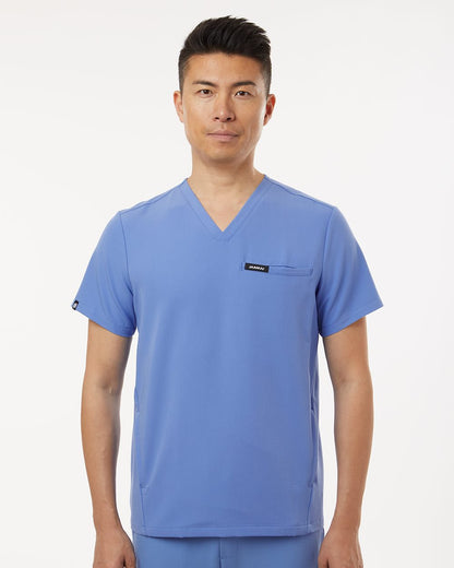 Men's Platt 3-Pocket Scrub V-Neck Top - M10002