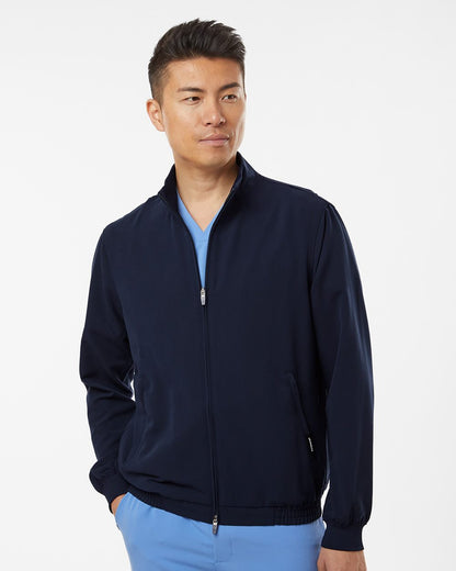 Men's Wolfe Everyday Full-Zip 6-Pocket Scrub Jacket - M60001