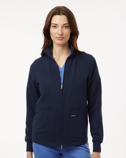Women's Ceri Essential Full-Zip 6-Pocket Scrub Jacket - W60001