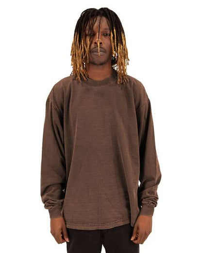 Unisex Max Heavyweight Garment-Dyed Long Sleeve T-Shirt - SHGDLS