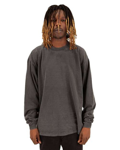 Unisex Max Heavyweight Garment-Dyed Long Sleeve T-Shirt - SHGDLS
