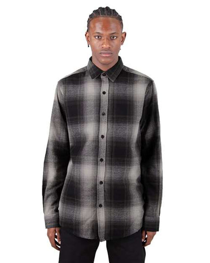 Unisex Plaid Flannel Overshirt - SHHFS