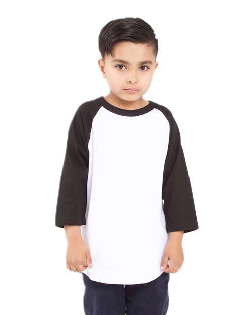 Youth Three-Quarter Sleeve Raglan - SHRAGY