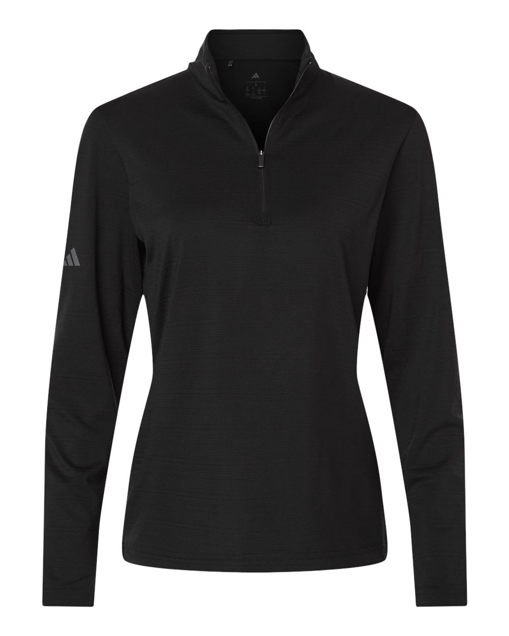 Women's Textured Stripe Quarter-Zip Pullover - A709