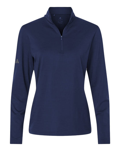 Women's Textured Stripe Quarter-Zip Pullover - A709