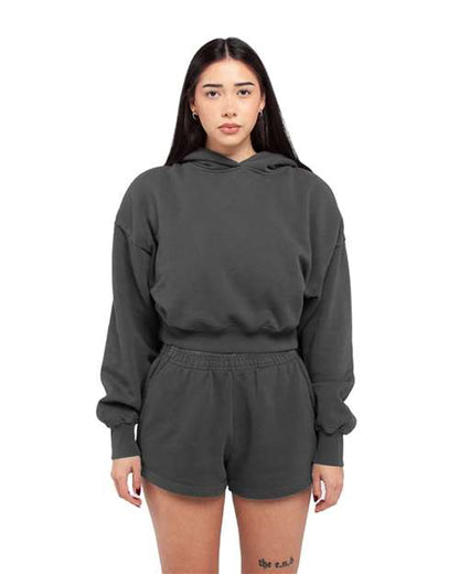 Women's Garment-Dyed Crop Hooded Sweatshirt - SHGWC