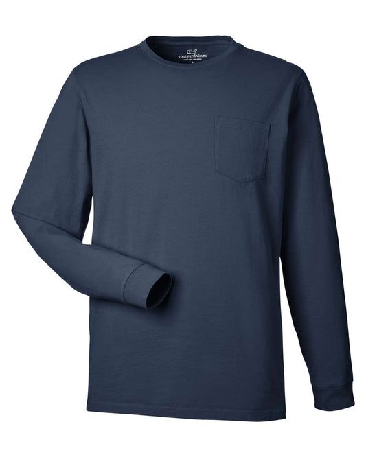 Unisex Long Sleeve Pocket T-Shirt - V021214