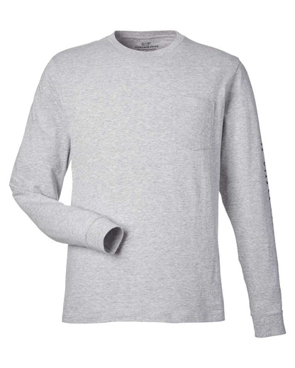 Unisex Long Sleeve Pocket T-Shirt - V021214