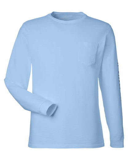 Unisex Long Sleeve Pocket T-Shirt - V021214