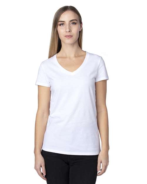Women's Ultimate CVC V-Neck T-Shirt - 200RV