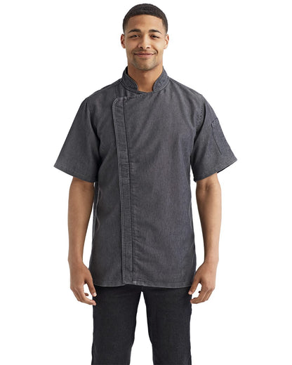 Unisex Zip-Close Short Sleeve Chef's Coat - RP906