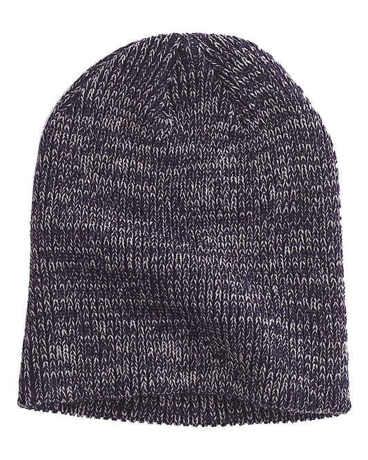 Ribbed Marled Beanie - BA524