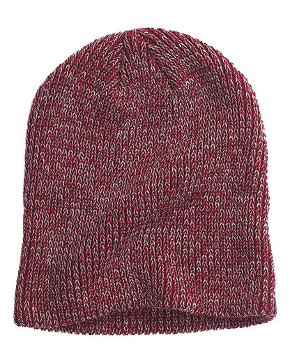 Ribbed Marled Beanie - BA524