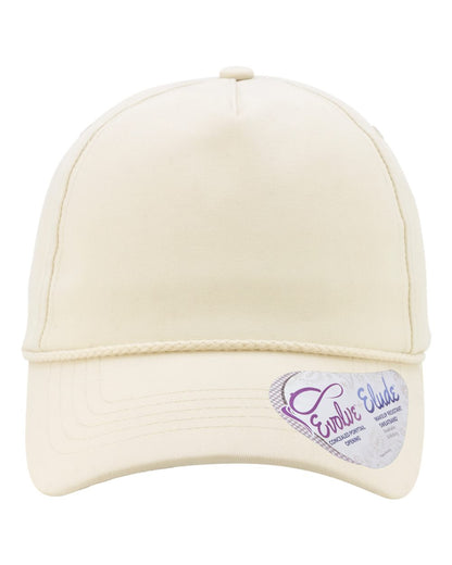Women's Washed Five-Panel Rope Cap - MAYA
