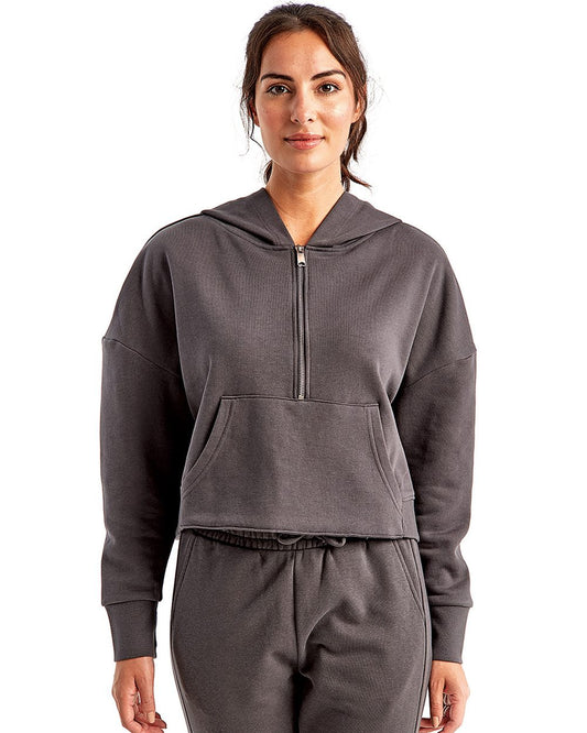 Women's Alice Half-Zip Hooded Sweatshirt - TD077