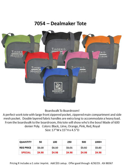The Dealmaker Tote Bag
