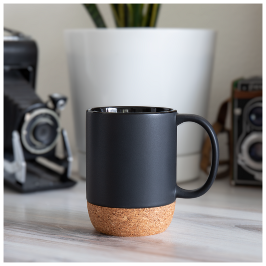 white 13 oz beck mug