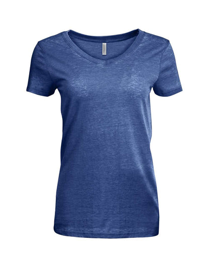 Women's Vintage Dye V-Neck T-Shirt - 208B