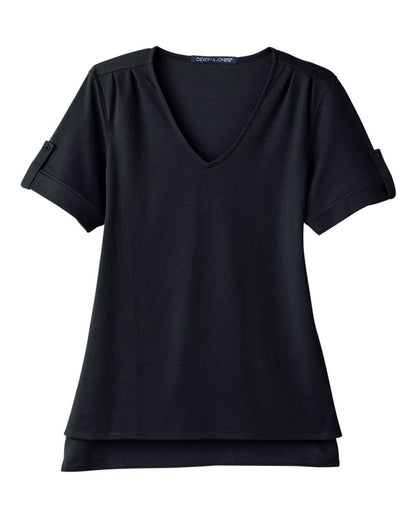Women's CrownLux Performance® Plaited Rolled Sleeve Shirt - DG20WB