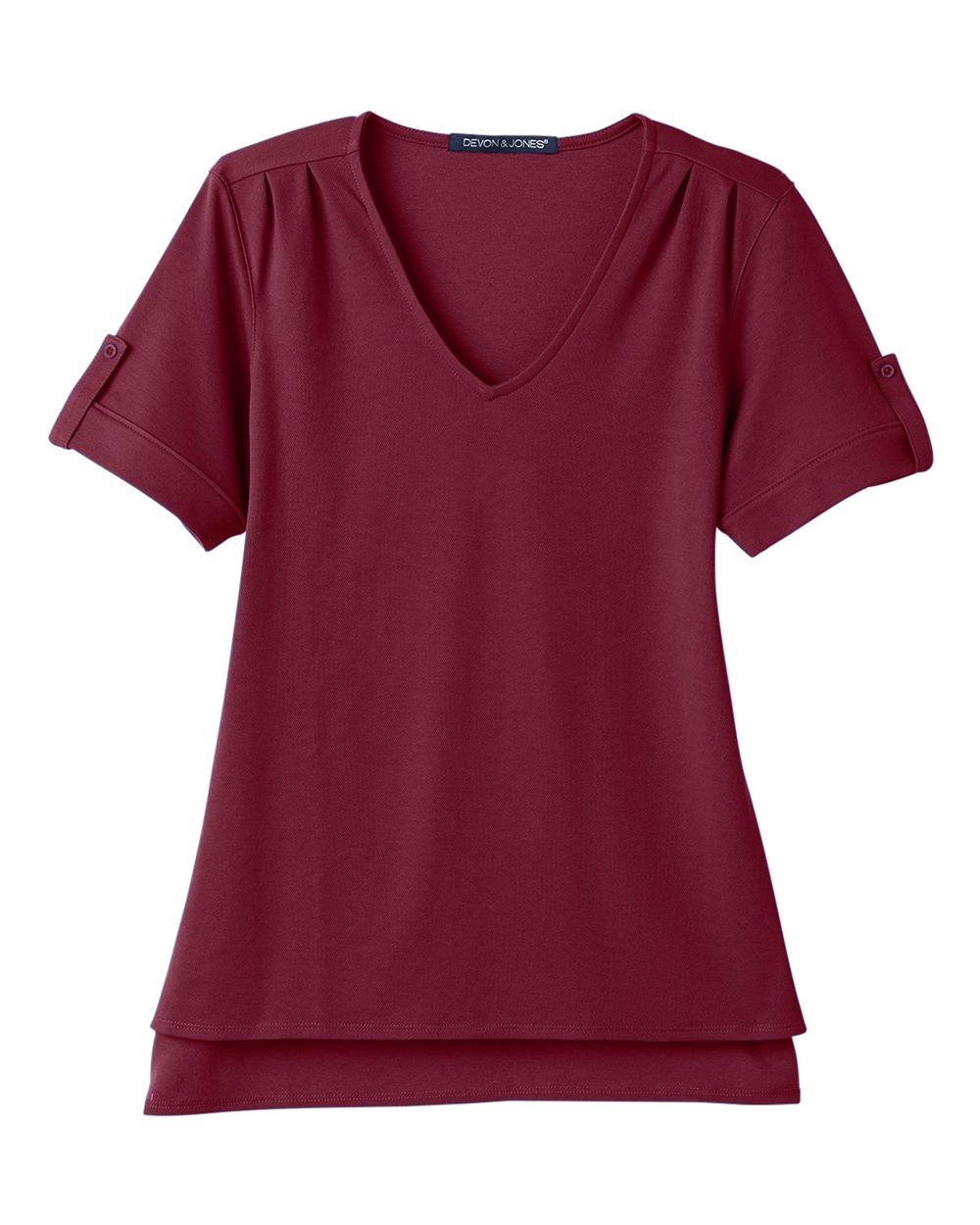 Women's CrownLux Performance® Plaited Rolled Sleeve Shirt - DG20WB