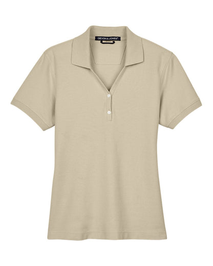 Women's Pima Piqué Polo - D100W