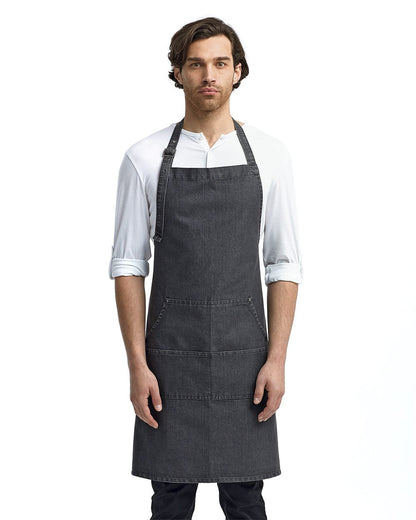 Jeans Stitch Denim Bib Apron - RP126
