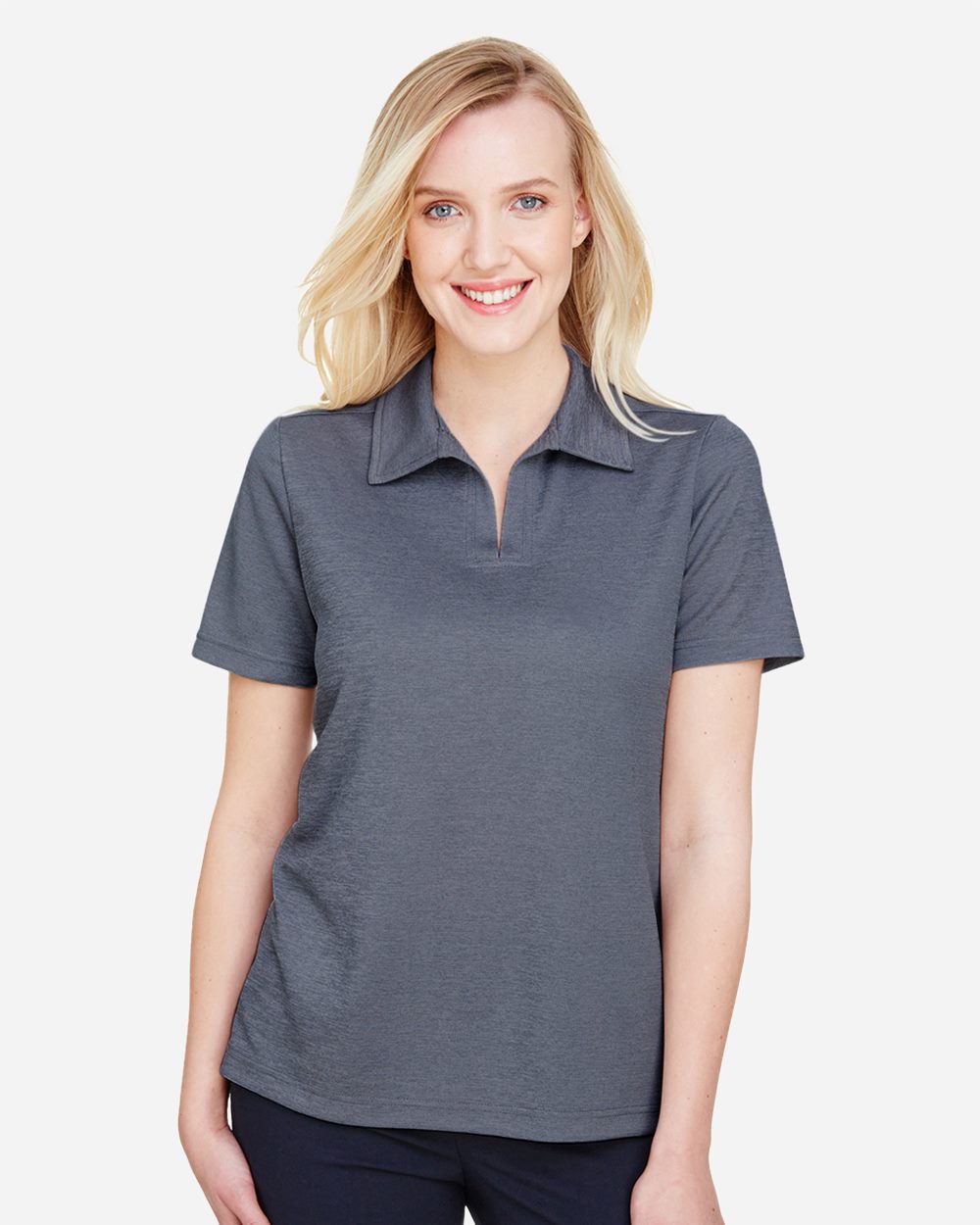 Women's CrownLux Performance® Address Melange Polo - DG22W