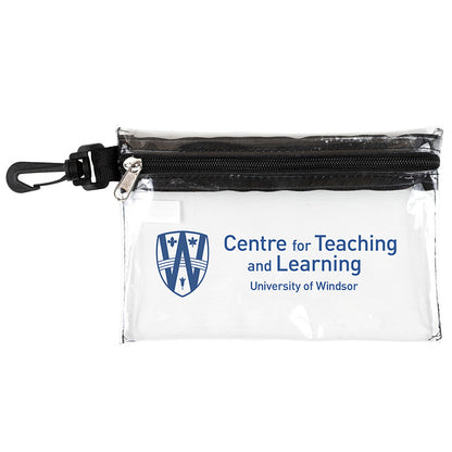 "Jupiter" 12 Piece Safety Kit in Zipper Pouch with Carabiner Attachment