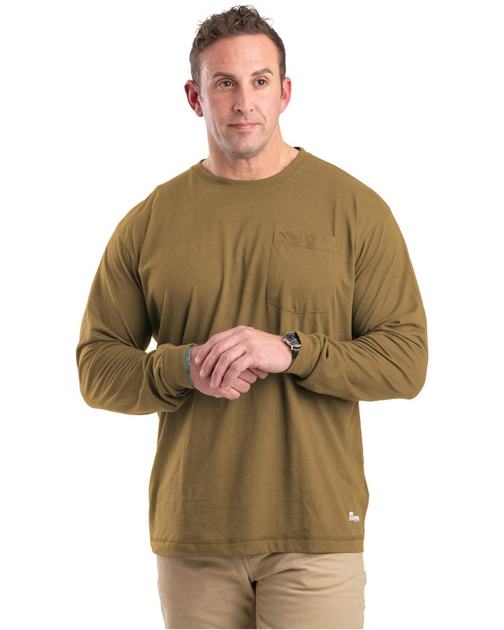 Men's Performance Long Sleeve Pocket T-Shirt - BSM39