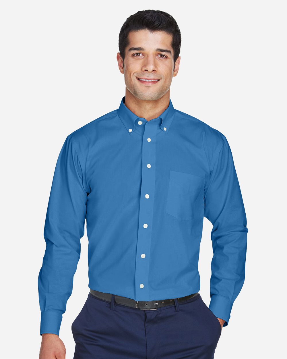 Men's Crown Collection® Oxford Woven Dress Shirt - D630