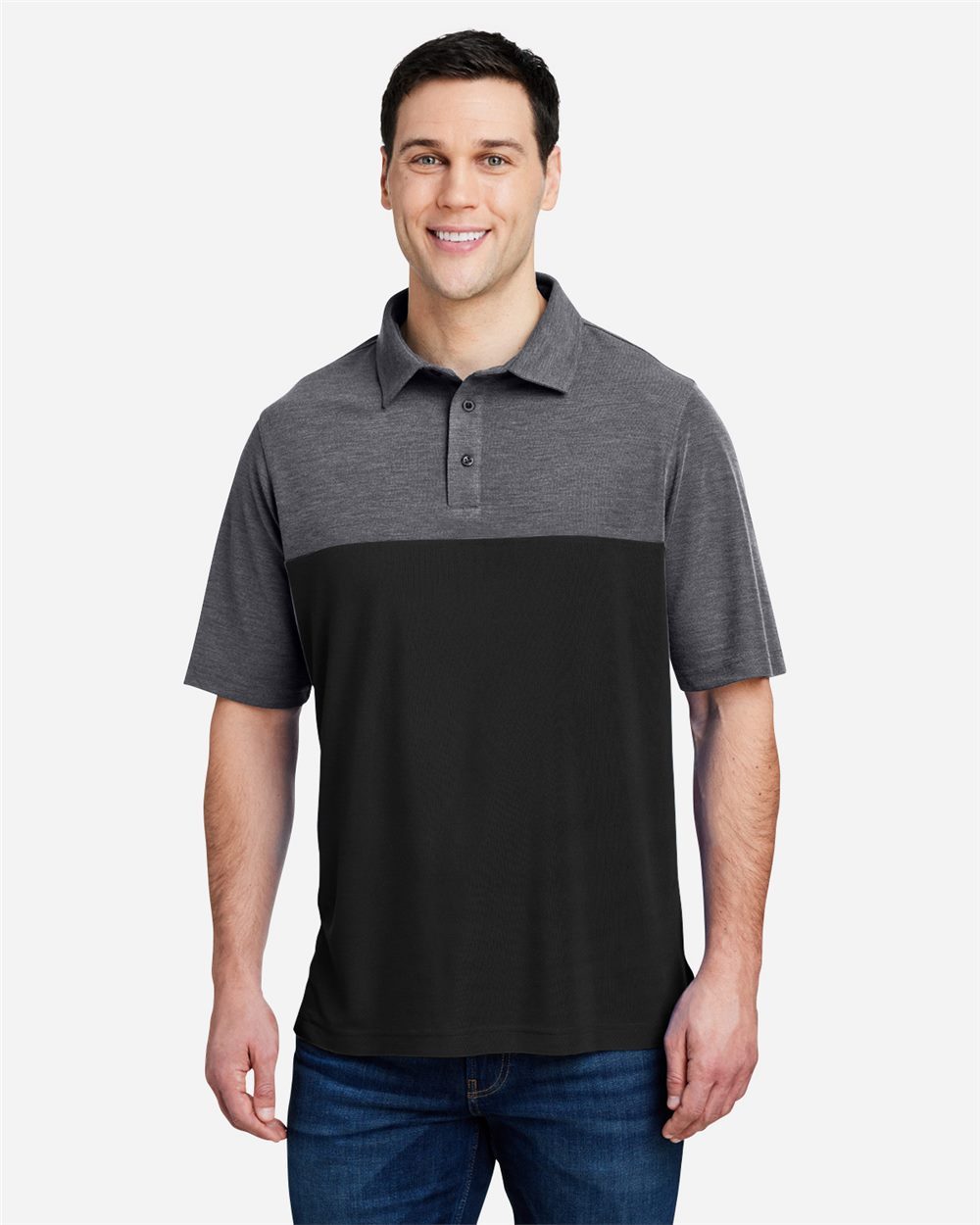 Men's Fusion ChromaSoft™ Colorblock Polo - CE112C