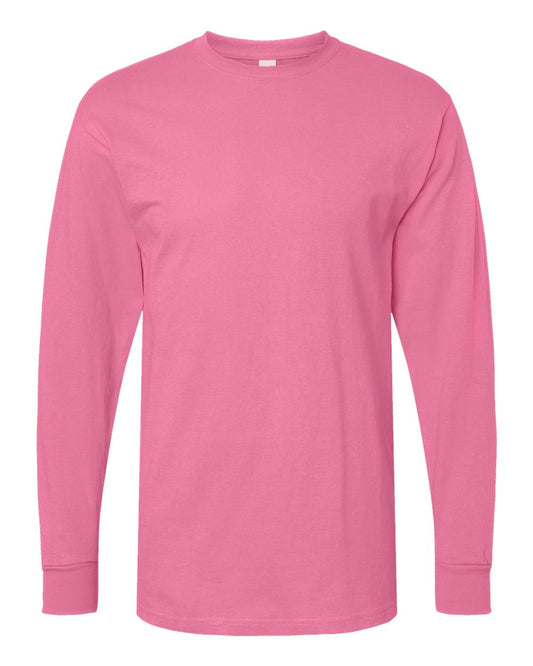 Unisex Gold Soft Touch Long Sleeve T-Shirt - 4820