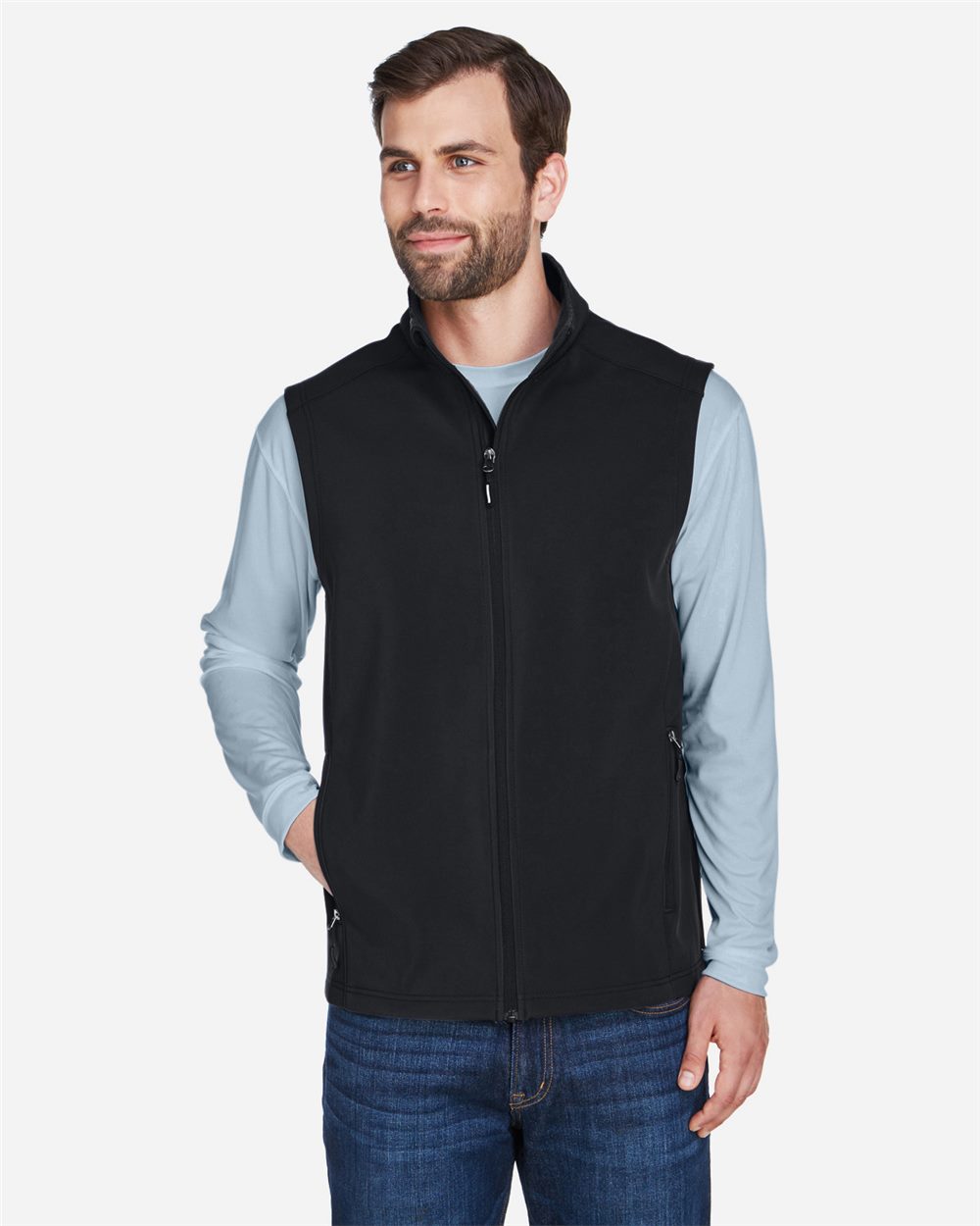 Men's Cruise Two-Layer Fleece Bonded Soft Shell Vest - CE701