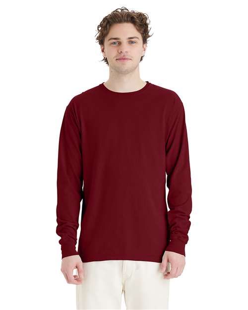 Unisex Garment-Dyed Long Sleeve T-Shirt - GDH200
