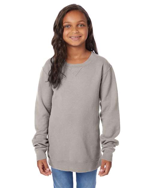 Youth Garment-Dyed Crewneck Sweatshirt - GDH475