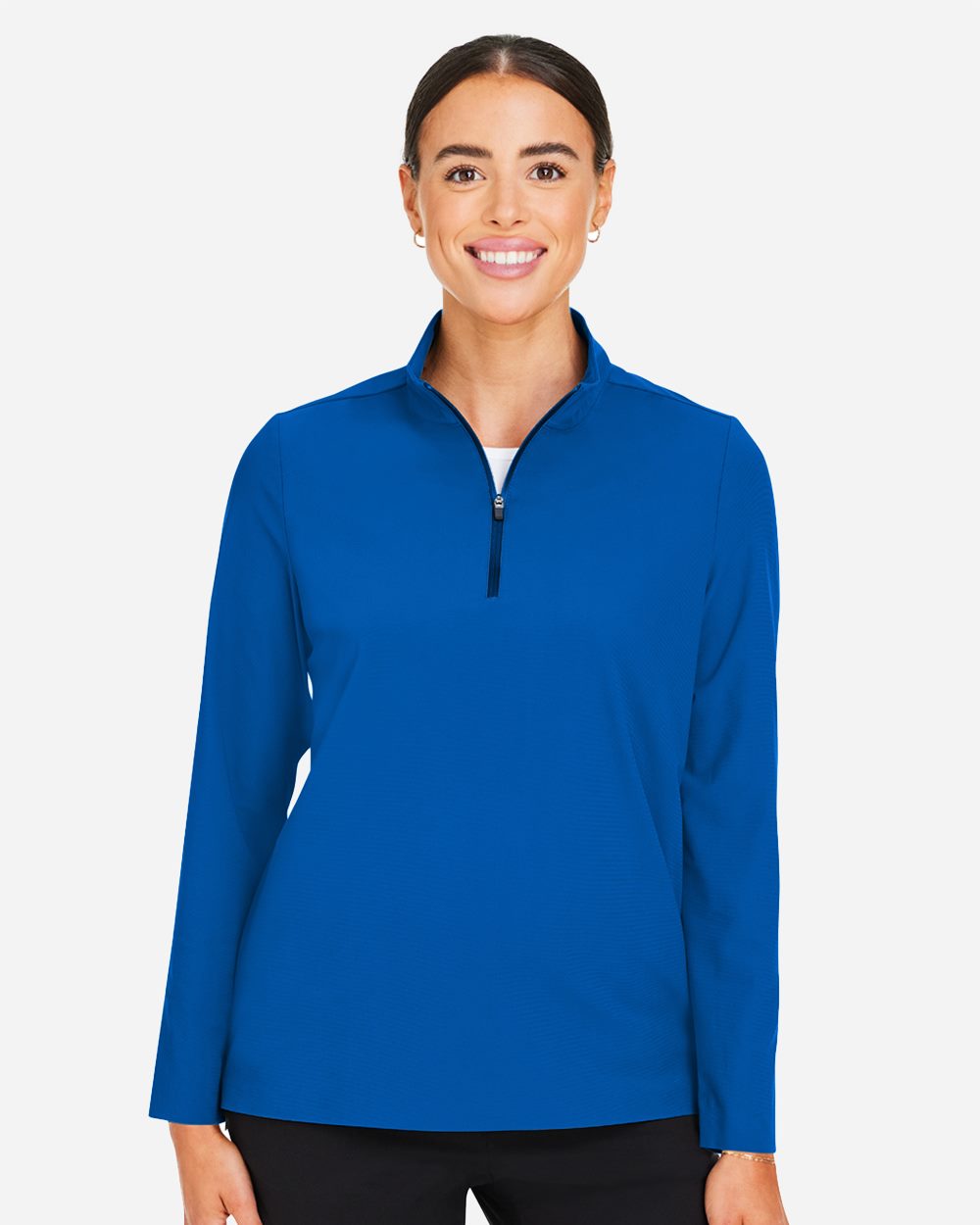 Women's CrownLux Performance® Windsor Welded Quarter-Zip Pullover - DG410W