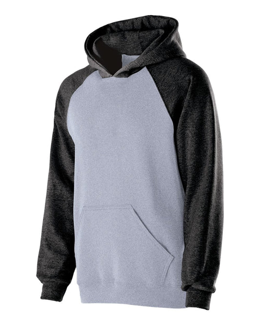 Youth Cotton/Poly Fleece Banner Hooded Sweatshirt - 229279
