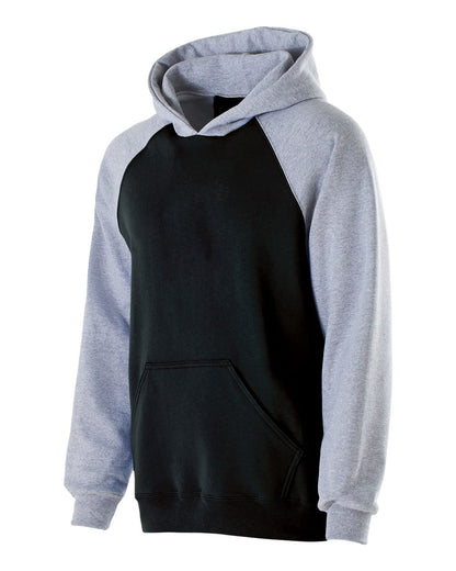 Youth Cotton/Poly Fleece Banner Hooded Sweatshirt - 229279