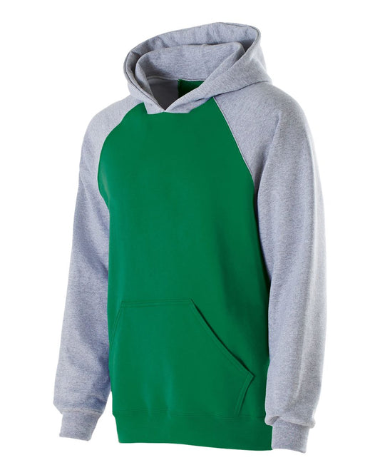 Youth Cotton/Poly Fleece Banner Hooded Sweatshirt - 229279