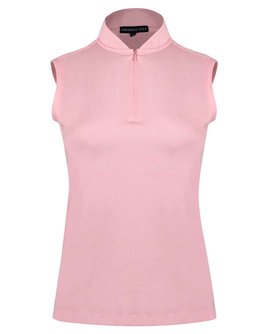 Women's Brynn Quarter-Zip Sleeveless Polo - SW2900L