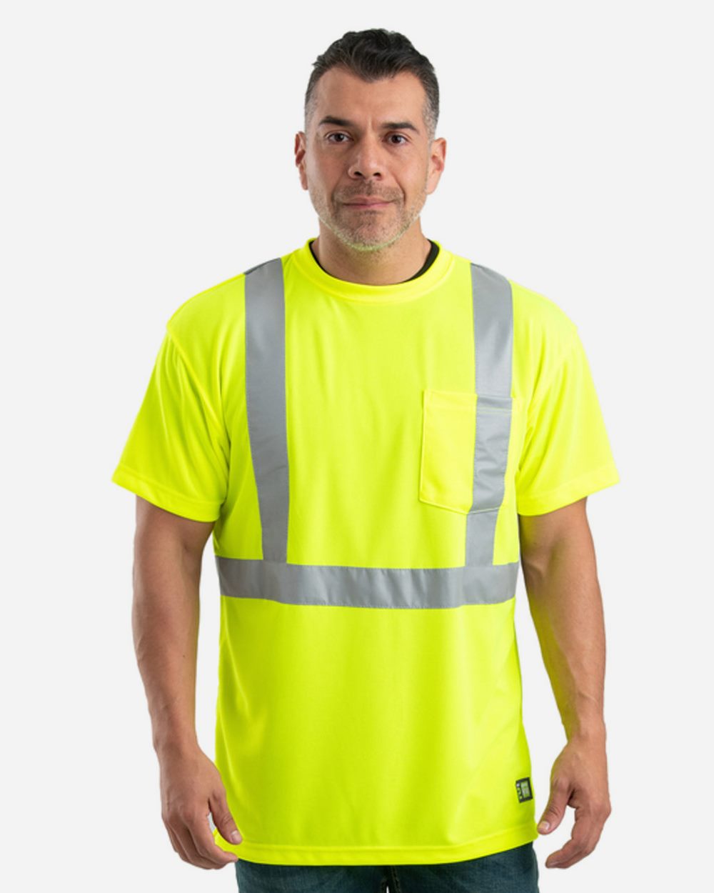 Men's Hi-Vis Class 2 Performance Pocket T-Shirt - HVK012