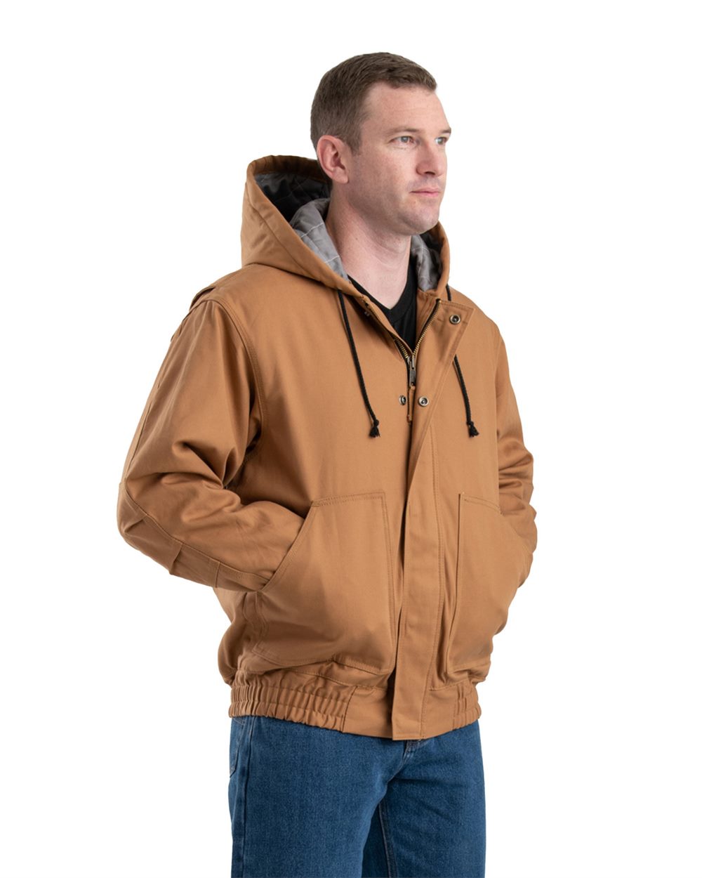 Men's Tall Flame-Resistant Hooded Jacket - FRHJ01T