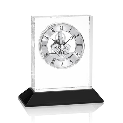 Ashland VividPrint™ Clock on Base - Silver Dial