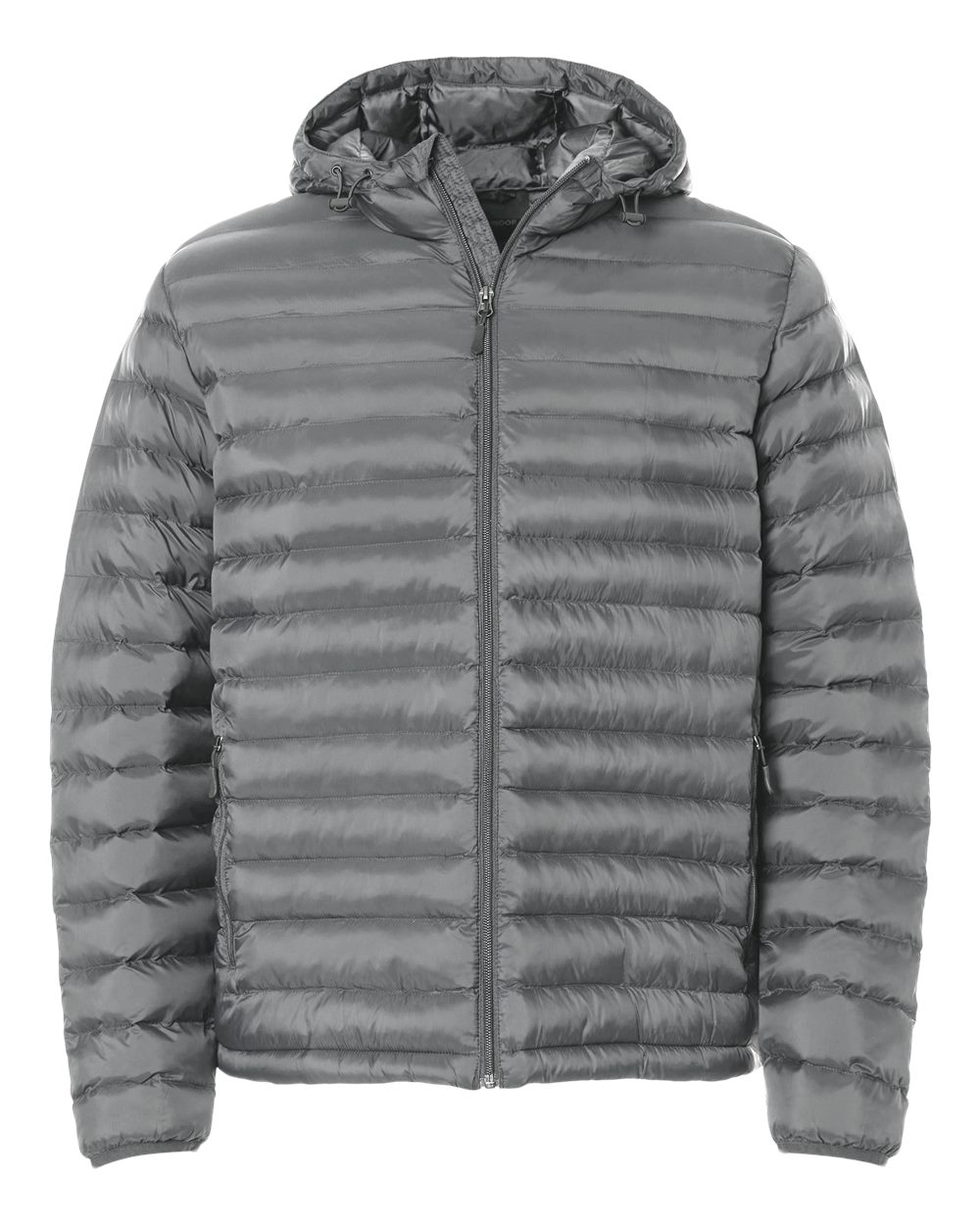 Men's Lightweight Poly-filled Hooded Puffer Jacket - 26715